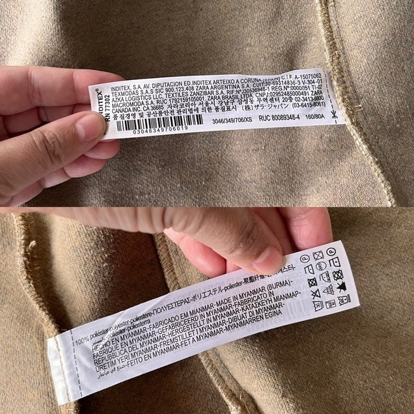 NWT ZARA Oversized Utility Shacket Chore Coat XS with Belt - Picture 13 of 16